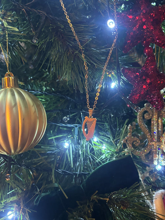 Golden Harp Necklace